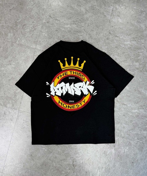 フリーサイズ / UNISEX 》ATMARKサークルクラウンロゴTee