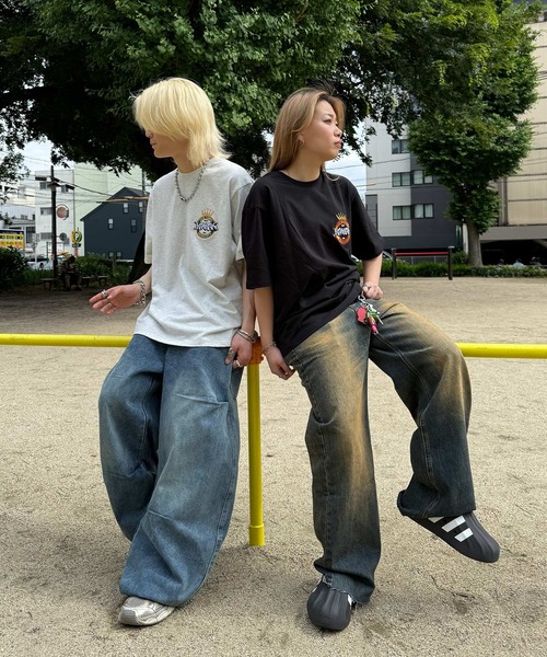 ATMARK(アットマーク)の「《フリーサイズ / UNISEX 》ATMARKサークルクラウンロゴTee オリジナル(Tシャツ/カットソー・レディース・ブラック/ホワイト・FREE)」の9枚目の写真