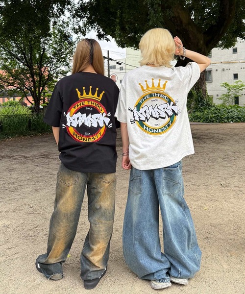 ATMARK(アットマーク)の「《フリーサイズ / UNISEX 》ATMARKサークルクラウンロゴTee オリジナル(Tシャツ/カットソー・レディース・ブラック/ホワイト・FREE)」の10枚目の写真