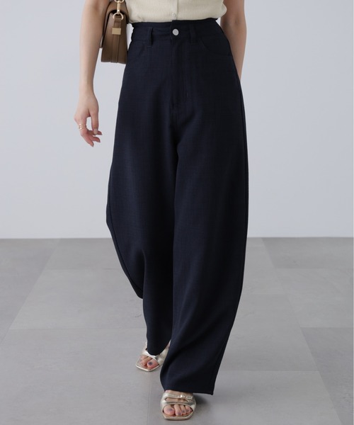 FREE'S MART(フリーズマート)の「リネンライクエッグパンツ(その他パンツ・レディース・ネイビー/ブラウン/ベージュ・マルチサイズ)」の1枚目の写真