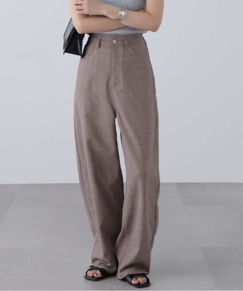 FREE'S MART(フリーズマート)の「リネンライクエッグパンツ(その他パンツ・レディース・ネイビー/ブラウン/ベージュ・マルチサイズ)」の2枚目の写真