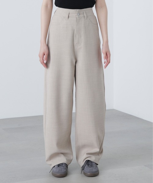 FREE'S MART(フリーズマート)の「リネンライクエッグパンツ(その他パンツ・レディース・ネイビー/ブラウン/ベージュ・マルチサイズ)」の7枚目の写真