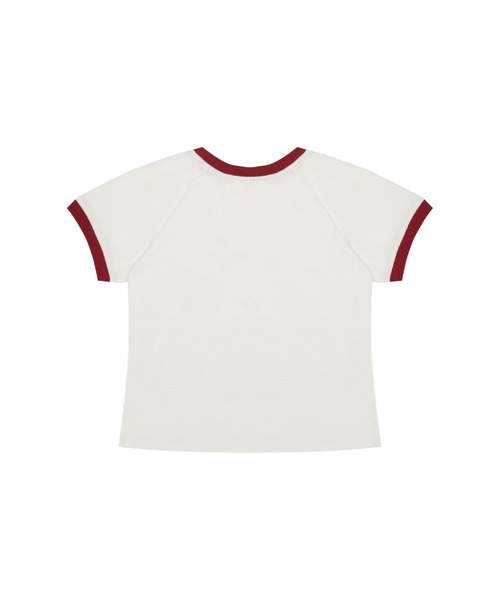 LARTIGENT(ラーティゼン)の「L15 RINGER T-SHIRT(Tシャツ/カットソー・レディース・ホワイト/スカイブルー/チャコール・FREE)」の21枚目の写真