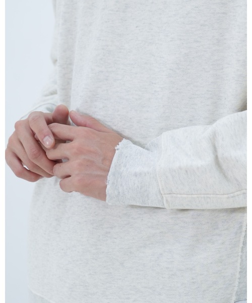 BANKS（バンクス）の「CREW /BANKS JOURNALバンクスジャーナルクルーネック古着風無地ウェット（スウェット・メンズ・ブルー/オートミール/ダークオレンジ・LARGE/MEDIUM/X-LARGE）」の9枚目の写真