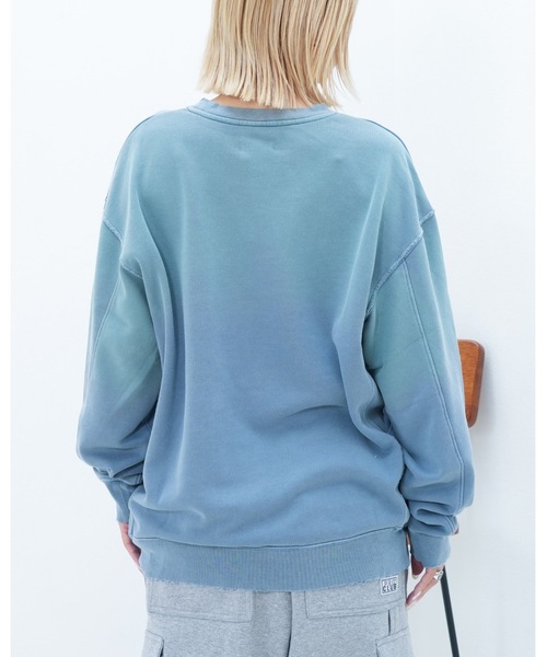 BANKS（バンクス）の「CREW /BANKS JOURNALバンクスジャーナルクルーネック古着風無地ウェット（スウェット・メンズ・ブルー/オートミール/ダークオレンジ・LARGE/MEDIUM/X-LARGE）」の16枚目の写真