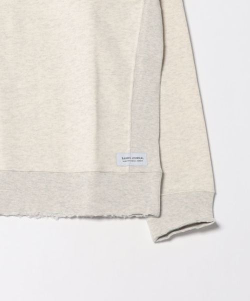 BANKS（バンクス）の「CREW /BANKS JOURNALバンクスジャーナルクルーネック古着風無地ウェット（スウェット・メンズ・ブルー/オートミール/ダークオレンジ・LARGE/MEDIUM/X-LARGE）」の11枚目の写真