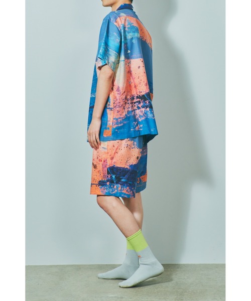 minius（ミニウス）の「【EM(em)】Room wear Half Pants/アートデザインルームウェア/ハーフパンツ（その他パンツ・レディース・イエロー系その他/ブルー系その他2/ブルー系その他・MEDIUM）」の15枚目の写真