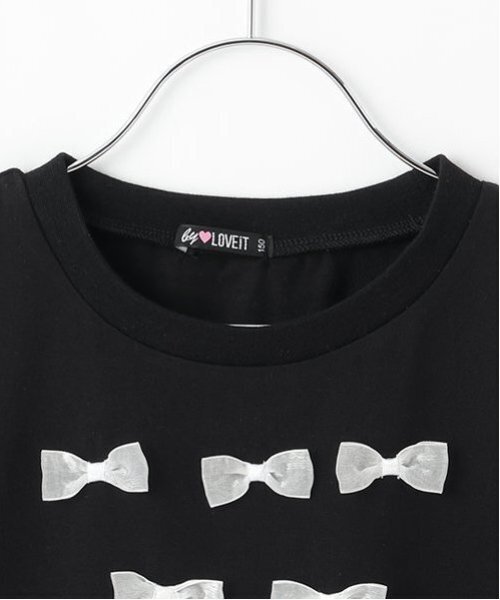 セール】ミニリボンTシャツ（Tシャツ/カットソー）｜by LOVEiT（バイ