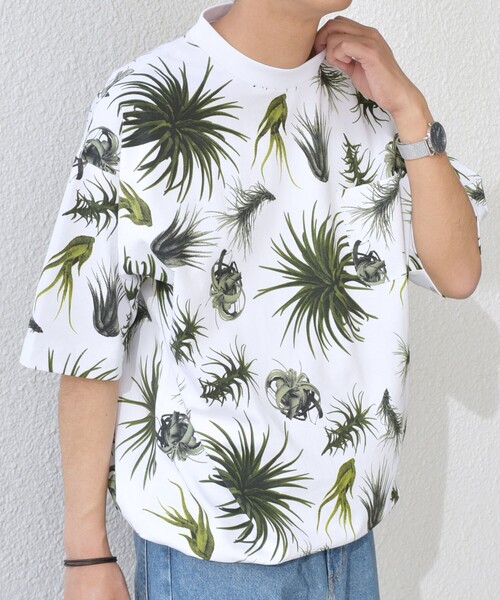PHATEE(ファッティー)の「【SHIPS any別注】Phatee: オーガニックコットン パターン プリント スピンドル ポケット Tシャツ◇(Tシャツ/カットソー・メンズ・ストーン/ホワイト系/ホワイト・SMALL/MEDIUM/LARGE)」の13枚目の写真