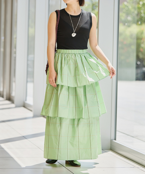 IENA LA BOUCLE(イエナラブークル)の「《追加》IENA LA BOUCLE 水撚りガスフライスノースリーブ(Tシャツ/カットソー・レディース・ホワイト/ブラウン/ピンク/ブラック・FREE)」の16枚目の写真