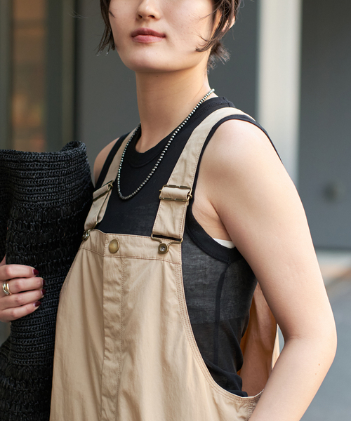 IENA LA BOUCLE(イエナラブークル)の「《追加》IENA LA BOUCLE 水撚りガスフライスノースリーブ(Tシャツ/カットソー・レディース・ホワイト/ブラウン/ピンク/ブラック・FREE)」の22枚目の写真