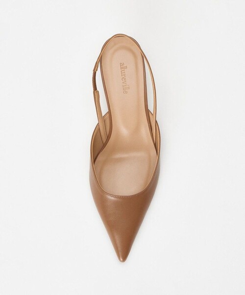 ◇ ポインテッドスリングバック（パンプス）｜allureville