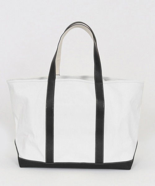 ADAM PATEK(アダムパテック)の「●ADAMPATEK●leather combi basic big tote bag/レザーコンビベーシックビッグトート(AP2519038)(トートバッグ・レディース・ホワイト/ブラック・FREE)」の11枚目の写真