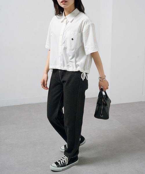 セール】【POLO BCS】Pony embroidery striped shirts / ワン