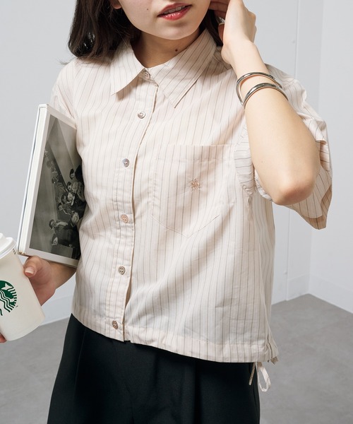 ブラウス シャツ 「POLO BCS」Pony embroidery striped shirts / ワンポイントロゴ ポニー刺繍ストライプシャツ セール】【POLO BCS】Pony embroidery striped shirts / ワン