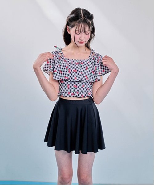 メゾピアノ M/150 Tシャツ×チェリー総柄ワンピース×パンツ 水着3点セット 楽天市場】メゾピアノ(mezzo piano)【SWIM】フルーツ柄