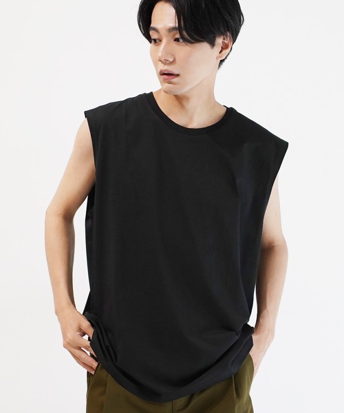 ensou. ノースリーブシャツ ensou. Sleeveless Shirt ノースリーブ シャツ