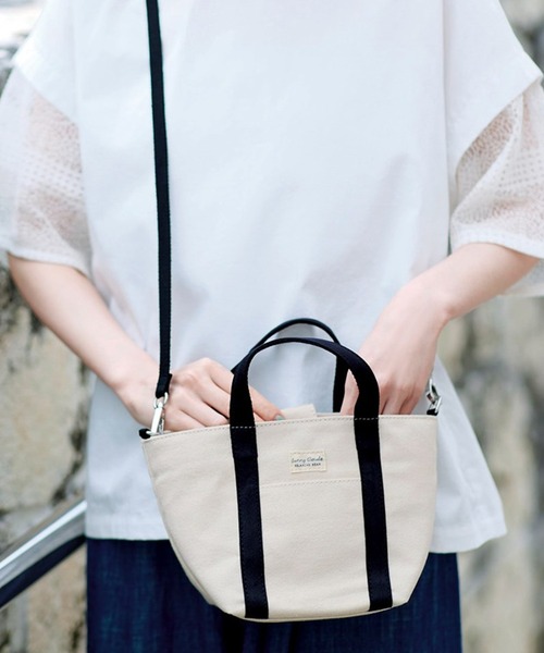 Sunny clouds(サニークラウズ)の「サニークラウズ ちっちゃなトートバッグ(トートバッグ・レディース・キナリ・ONE SIZE)」の1枚目の写真