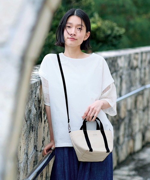 Sunny clouds(サニークラウズ)の「サニークラウズ ちっちゃなトートバッグ(トートバッグ・レディース・キナリ・ONE SIZE)」の3枚目の写真