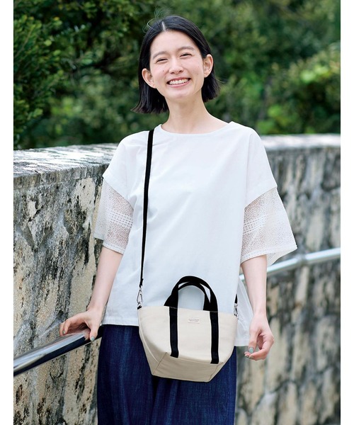 Sunny clouds(サニークラウズ)の「サニークラウズ ちっちゃなトートバッグ(トートバッグ・レディース・キナリ・ONE SIZE)」の2枚目の写真