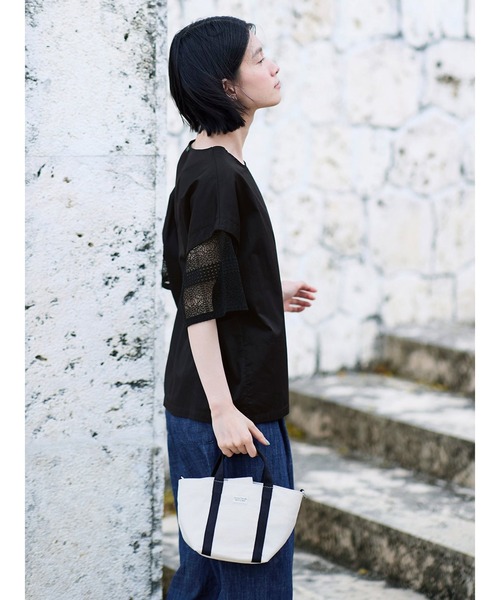 Sunny clouds(サニークラウズ)の「サニークラウズ ちっちゃなトートバッグ(トートバッグ・レディース・キナリ・ONE SIZE)」の5枚目の写真