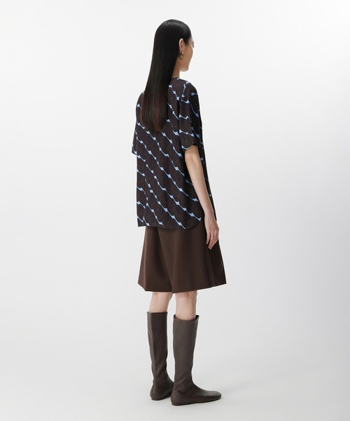 ブラウス シャツ Soft Geometry Shirt / ソフトジオメトリーシャツ レディース セール】Soft Geometry Shirt / ソフトジオメトリーシャツ