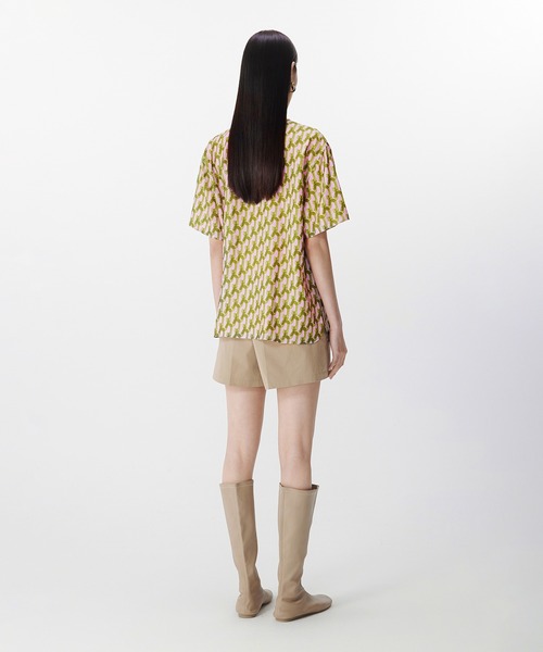 ブラウス シャツ Soft Geometry Shirt / ソフトジオメトリーシャツ レディース セール】Soft Geometry Shirt / ソフトジオメトリーシャツ
