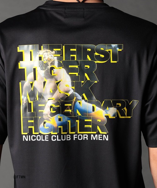 NICOLE CLUB FOR MEN（ニコルクラブフォーメン）の「≪タイガーマスク≫≪武藤敬司≫プロレスコラボTシャツ（Tシャツ/カットソー・メンズ・ブラック系/ホワイト系1/ホワイト系2/ネイビー系・MEDIUM/LARGE/X-LARGE）」の13枚目の写真