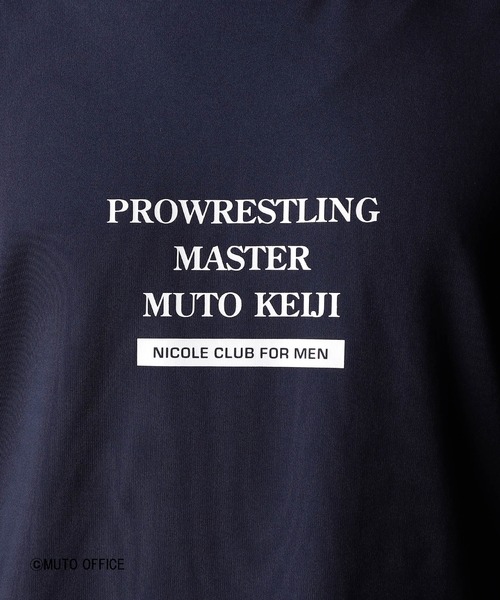 NICOLE CLUB FOR MEN（ニコルクラブフォーメン）の「≪タイガーマスク≫≪武藤敬司≫プロレスコラボTシャツ（Tシャツ/カットソー・メンズ・ブラック系/ホワイト系1/ホワイト系2/ネイビー系・MEDIUM/LARGE/X-LARGE）」の18枚目の写真