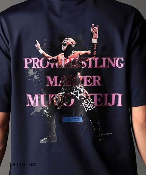 NICOLE CLUB FOR MEN（ニコルクラブフォーメン）の「≪タイガーマスク≫≪武藤敬司≫プロレスコラボTシャツ（Tシャツ/カットソー・メンズ・ブラック系/ホワイト系1/ホワイト系2/ネイビー系・MEDIUM/LARGE/X-LARGE）」の19枚目の写真