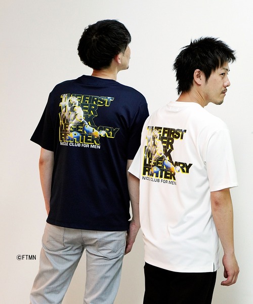 NICOLE CLUB FOR MEN（ニコルクラブフォーメン）の「≪タイガーマスク≫≪武藤敬司≫プロレスコラボTシャツ（Tシャツ/カットソー・メンズ・ブラック系/ホワイト系1/ホワイト系2/ネイビー系・MEDIUM/LARGE/X-LARGE）」の21枚目の写真