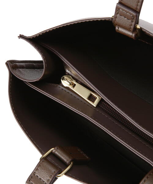 NATURAL BEAUTY BASIC（ナチュラルビューティーベーシック）の「◇エブリデイラージトートバッグ（トートバッグ・レディース・ダークブラウン/グレー/ブラック・ﾌﾘ-）」の15枚目の写真