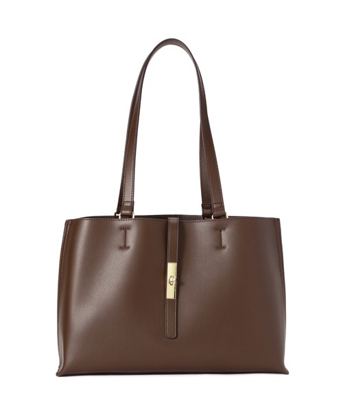 NATURAL BEAUTY BASIC（ナチュラルビューティーベーシック）の「◇エブリデイラージトートバッグ（トートバッグ・レディース・ダークブラウン/グレー/ブラック・ﾌﾘ-）」の5枚目の写真