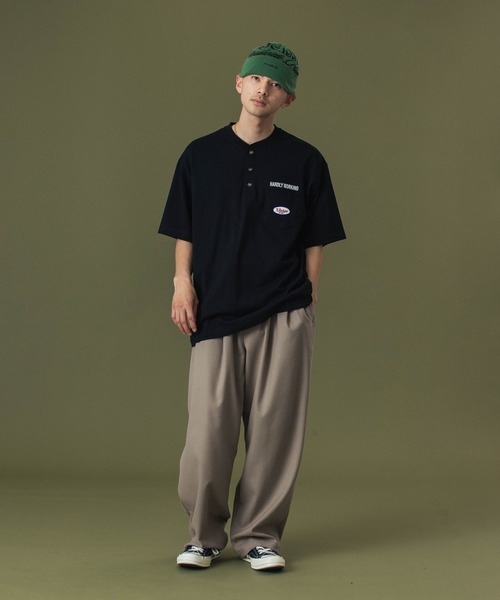 XLARGE（エクストララージ）の「WIDE TUCK PANTS（その他パンツ・メンズ・ベージュ/ブラック・32inch/30inch/36inch/34inch）」の11枚目の写真