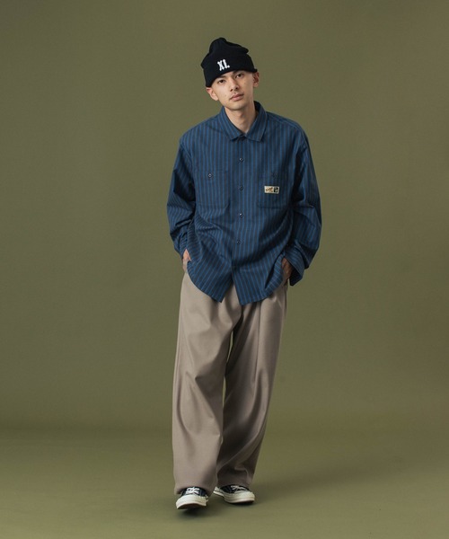 XLARGE（エクストララージ）の「WIDE TUCK PANTS（その他パンツ・メンズ・ベージュ/ブラック・32inch/30inch/36inch/34inch）」の12枚目の写真
