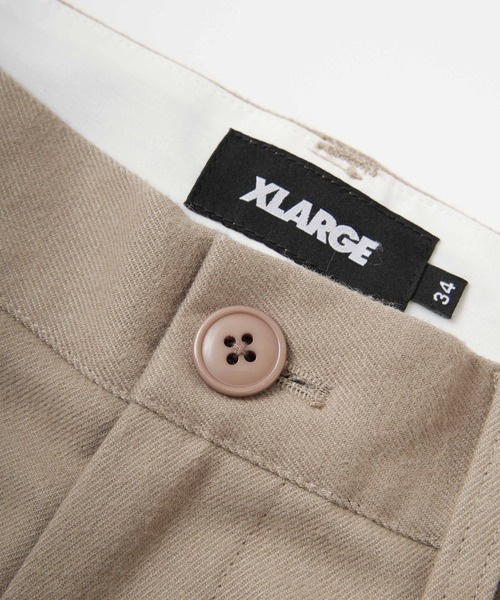 XLARGE（エクストララージ）の「WIDE TUCK PANTS（その他パンツ・メンズ・ベージュ/ブラック・32inch/30inch/36inch/34inch）」の3枚目の写真