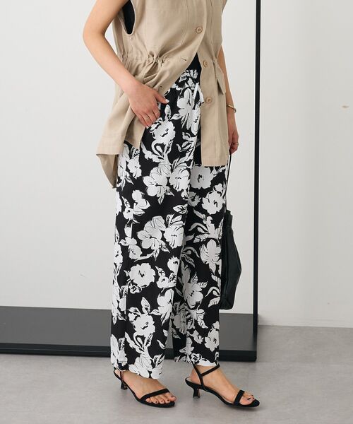 CRAFT STANDARD BOUTIQUE（クラフトスタンダードブティック）の「レーヨン総柄ワイドパンツ（その他パンツ・レディース・その他13/ストライプ/その他14・M/L）」の15枚目の写真