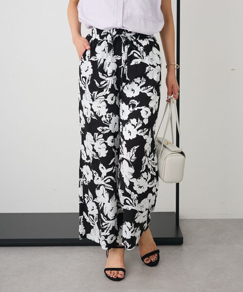 CRAFT STANDARD BOUTIQUE（クラフトスタンダードブティック）の「レーヨン総柄ワイドパンツ（その他パンツ・レディース・その他13/ストライプ/その他14・M/L）」の17枚目の写真