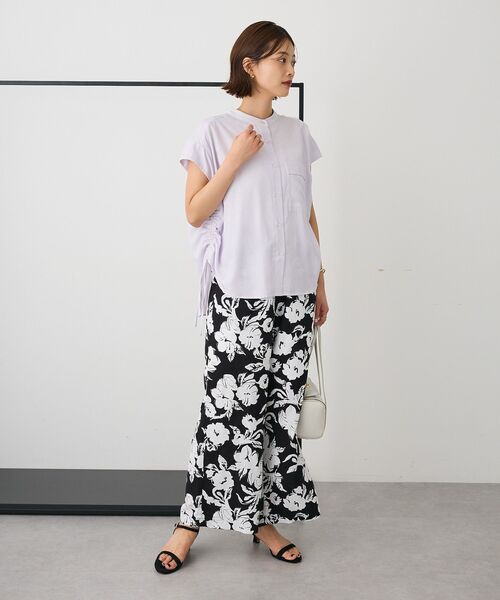 CRAFT STANDARD BOUTIQUE（クラフトスタンダードブティック）の「レーヨン総柄ワイドパンツ（その他パンツ・レディース・その他13/ストライプ/その他14・M/L）」の20枚目の写真