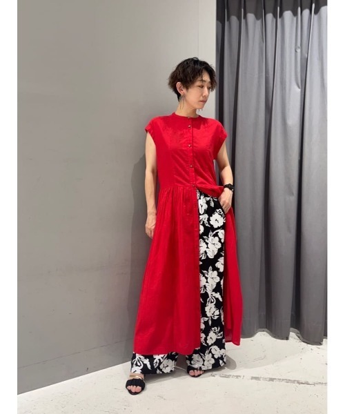 CRAFT STANDARD BOUTIQUE（クラフトスタンダードブティック）の「レーヨン総柄ワイドパンツ（その他パンツ・レディース・その他13/ストライプ/その他14・M/L）」の5枚目の写真