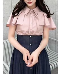 ケープ」に該当するシャツ/ブラウス（リボン）ファッション通販