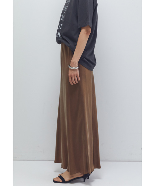 1er Arrondissement（プルミエアロンディスモン）の「【新色追加2】キュプラフィブリルマーメイドスカート（スカート・レディース・ベージュ系その他/ブラウン系その他4/ブラウン系その他5・36/38）」の21枚目の写真