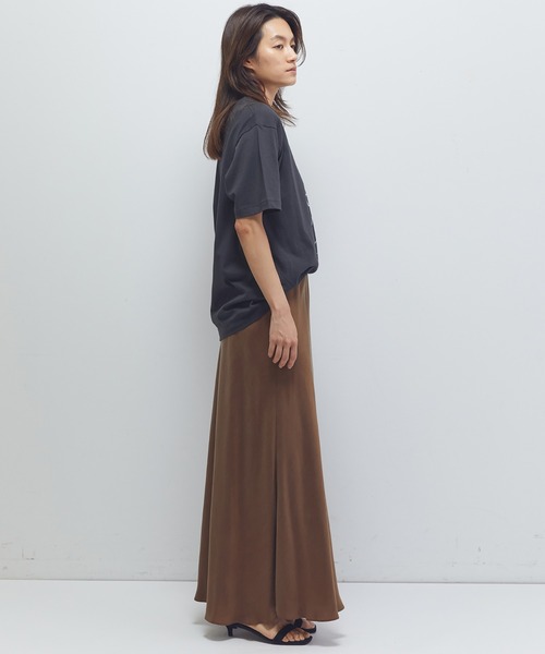 1er Arrondissement（プルミエアロンディスモン）の「【新色追加2】キュプラフィブリルマーメイドスカート（スカート・レディース・ベージュ系その他/ブラウン系その他4/ブラウン系その他5・36/38）」の6枚目の写真