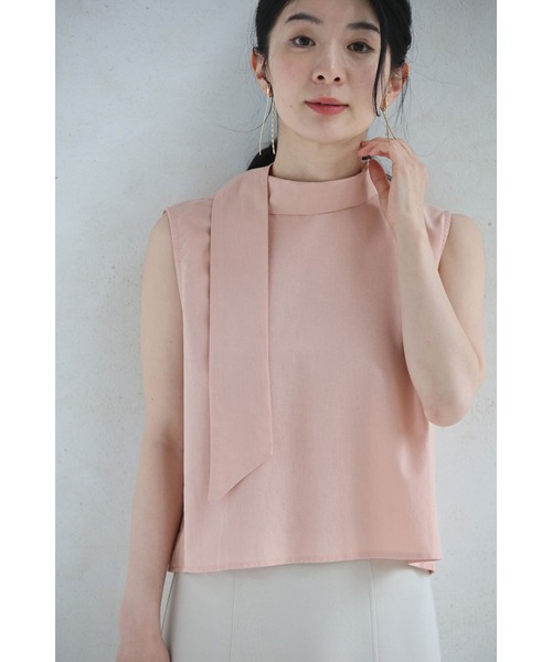 cawaii(カワイイ)の「パステルカラーのネックタイカットソートップス(Tシャツ/カットソー・レディース・ピンク/ブルー・FREE)」の10枚目の写真