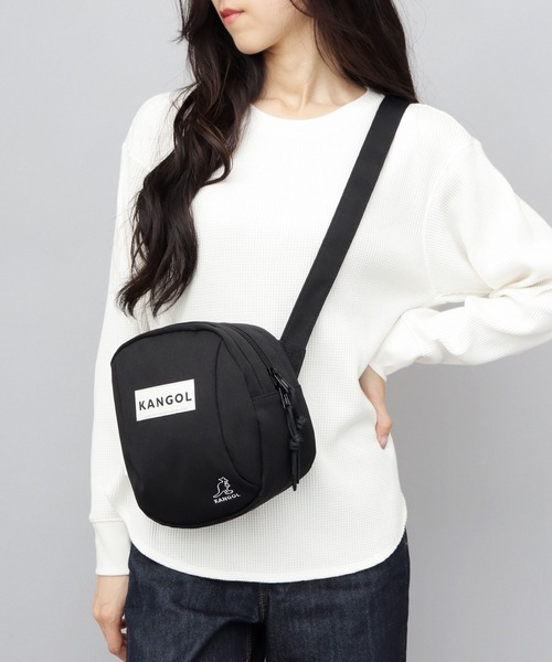 KANGOL(カンゴール)の「ラウンドシルエット ミニ ショルダーバッグ(ショルダーバッグ・メンズ・ブラック・FREE)」の18枚目の写真