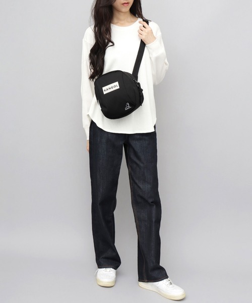 KANGOL(カンゴール)の「ラウンドシルエット ミニ ショルダーバッグ(ショルダーバッグ・メンズ・ブラック・FREE)」の15枚目の写真