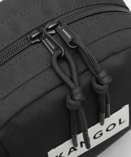 KANGOL(カンゴール)の「ラウンドシルエット ミニ ショルダーバッグ(ショルダーバッグ・メンズ・ブラック・FREE)」の6枚目の写真