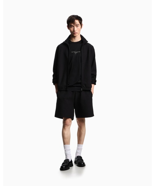 EMPORIO ARMANI(エンポリオアルマーニ)の「【エンポリオ アルマーニ】トップス リヨセル混紡ジャージー 3Dエフェクトロゴ(Tシャツ/カットソー・メンズ・オフホワイト/ブラック/ネイビー/ダークカーキ・X-LARGE/SMALL/MEDIUM/LARGE/X-SMALL/XX-LARGE)」の6枚目の写真