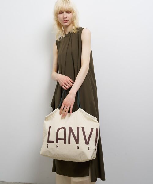 ロゴドロストトートバッグ（トートバッグ）｜LANVIN en Bleu