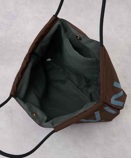 LANVIN en Bleu（ランバンオンブルー）の「ロゴドロストトートバッグ（トートバッグ・レディース・ブラウン/ブラック/グレー/オフホワイト・FREE）」の12枚目の写真